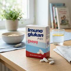 Imunoglukan p4h® cmúľacie tablety - foto chewy 