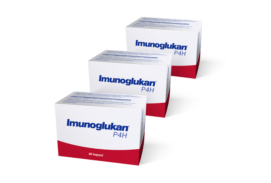 Výhodný balíček 3 produktov imunoglukan p4h® 60 kapsúl - Caps_SK