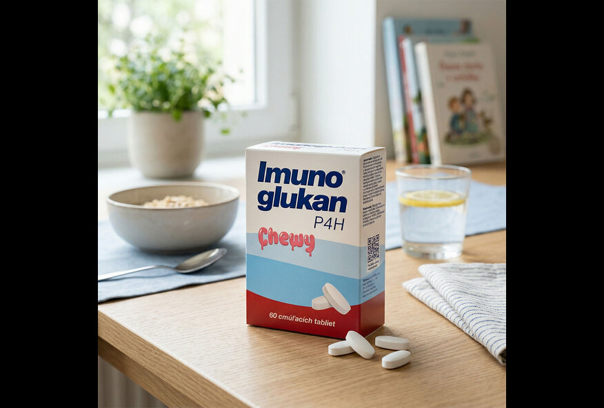 Imunoglukan p4h® cmúľacie tablety - foto chewy 