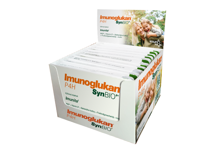 Imunoglukan p4h® synbiod+ multipack 10x10 kapsúl - Synbio_D_multipack_transparent