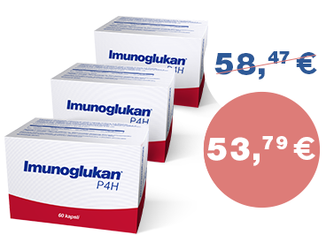 Výhodný balíček 3 produktov Imunoglukan P4H® 60 kapsúl