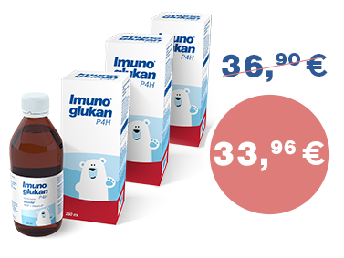 Výhodný balíček 3 produktov Imunoglukan P4H® 250 ml