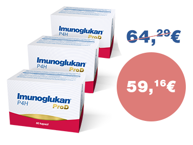 Výhodný balíček 3 produktov Imunoglukan P4H® ProD 60 kapsúl