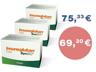 E-shop Výhodný balíček 3 produktov Imunoglukan P4H® SynBIOD+ 70 kapsúl